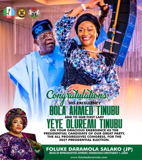 Bola Ahmed Tinubu APC 2027