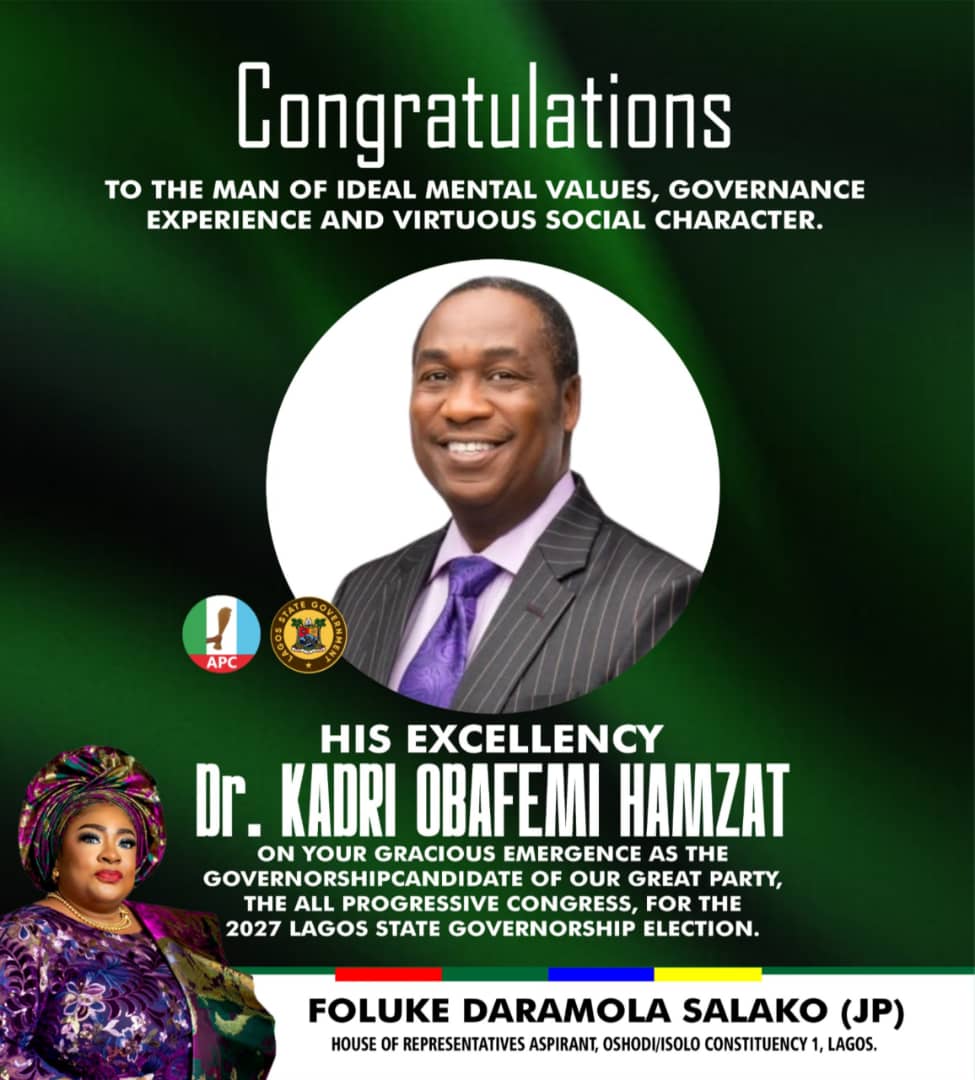 Kadiri Obafemi Hamzat APC Candidate