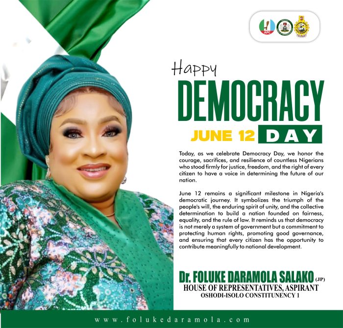 Foluke Daramola Democracy Day